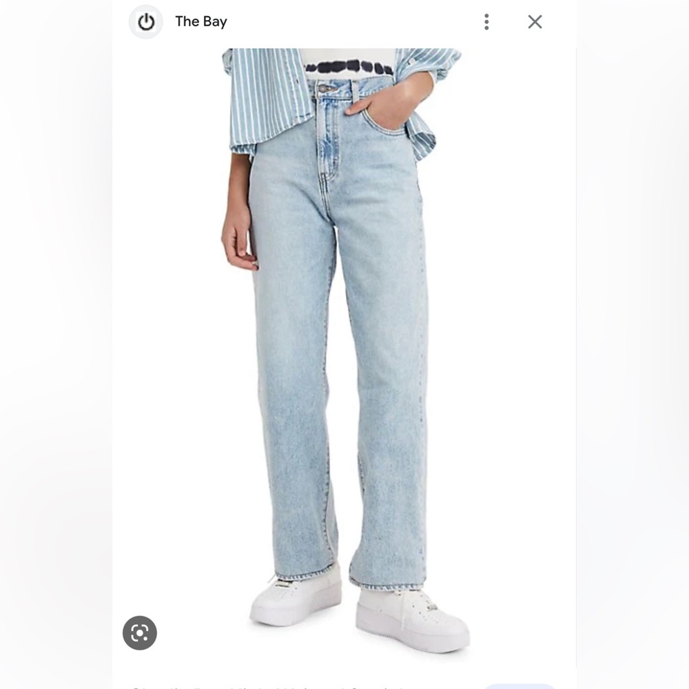 Levi’s Hight Waisted Straight Jeans